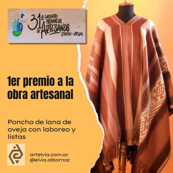 1º Premio 31º Encuentro Provincial de Artesanos de Epuyen - Chubut 2024