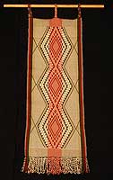 tapiz en telar mapuche